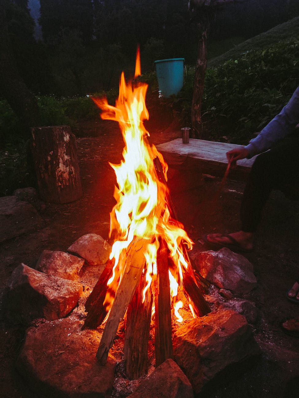 photo of bonfire
